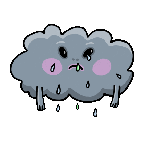 Weather Raining Sticker