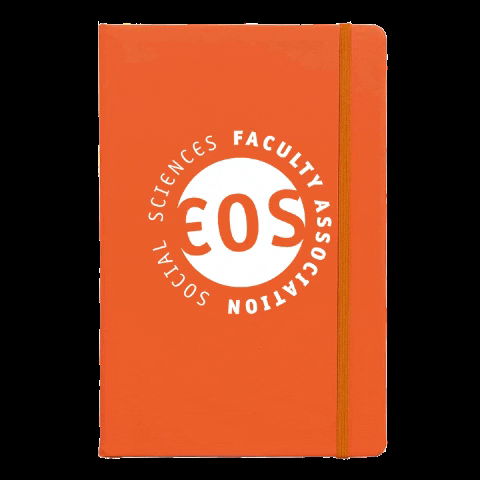 EOSVU giphygifmaker orange notebook oranje GIF