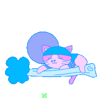 Rest Well Good Night Sticker by Zypto