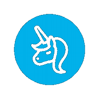 Unicorn Sticker by iad Deutschland