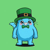 St Patricks Day Cat GIF by Frensville