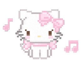Hello Kitty Pixel Sticker