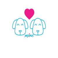 maximuspets love heart dogs hungry Sticker