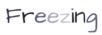 Winter Freezing Sticker by MSCASTAGENCY