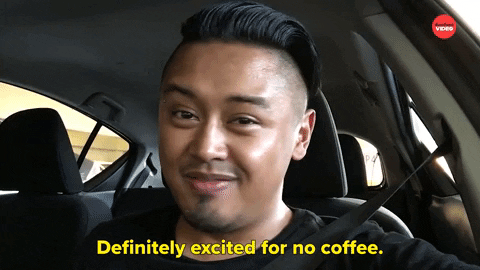 Coffee Caffeine GIF by BuzzFeed