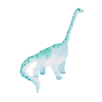 Art Dinosaur Sticker
