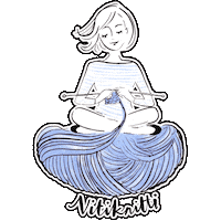 Relax Meditation Sticker by Malvega