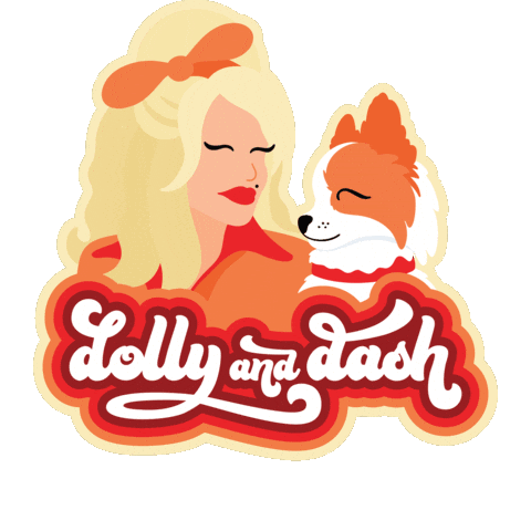 Dolly Parton Dash Sticker