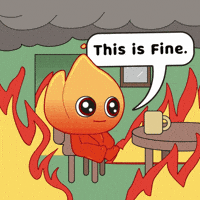 Chaos This Is Fine GIF by Playember