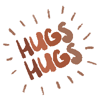 Hugs Love Sticker