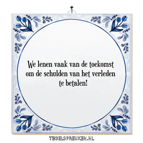 Humor Spanning Sticker by Tegelspreuken.nl