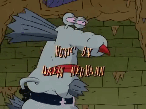 nickrewind giphydvr nicksplat aaahh real monsters giphyarm044 GIF
