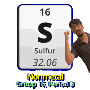 Sulfur Nonmetals Sticker