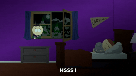 sneaking in eric cartman GIF by South Park 