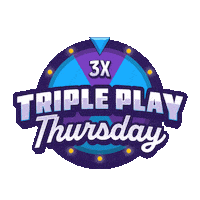 Triple Play Thursday Sticker by Rivers Casino Portsmouth
