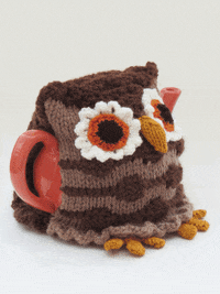TeaCosyFolk owl knitting teacosyfolk tea cosy GIF