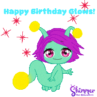 Celebrate Happy Birthday Sticker by ShimmertheGlowworm