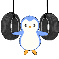 Fitness Workout Sticker by Pudgy Penguins