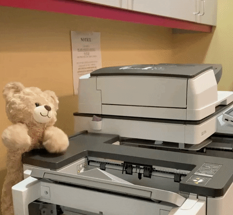 Build A Bear Printer GIF by Build-A-Bear Workshop