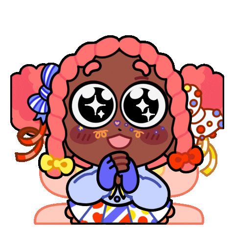 SparklesMagicalMarket giphyupload blue eyes orange Sticker