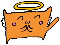 Cat Praying Sticker