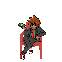 Money Chair Sticker