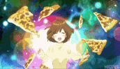 Hungry Gourmet Girl Graffiti GIF by HIDIVE