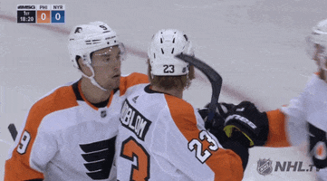nhl sports sport hockey hug GIF