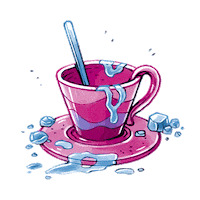 gatotonto cup taza fregar friegas tú Sticker