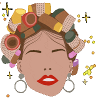 ArtAmrita beauty women head shine Sticker