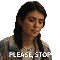 Embarassed Please Stop Sticker by NETFLIX