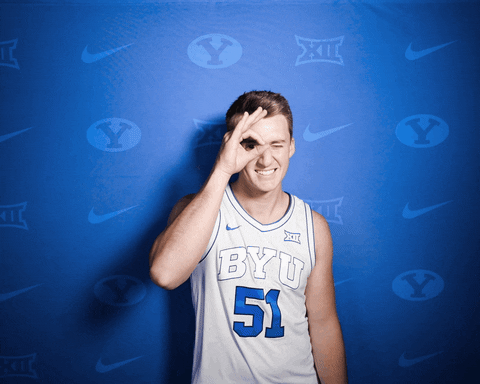 College Basketball Sport GIF by BYU Cougars