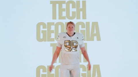 Georgia Tech Football Sport GIF by Georgia Tech Yellow Jackets