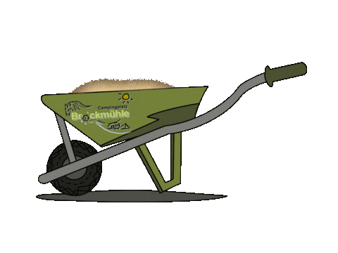 Brockmuehle giphyupload camping arbeit campsite Sticker