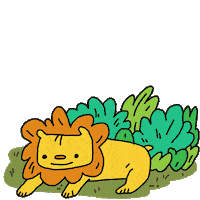 Animation Lion Sticker by Holler Studios