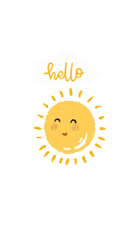 Sun Hello Sticker