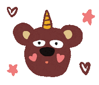 Heart Bear Sticker