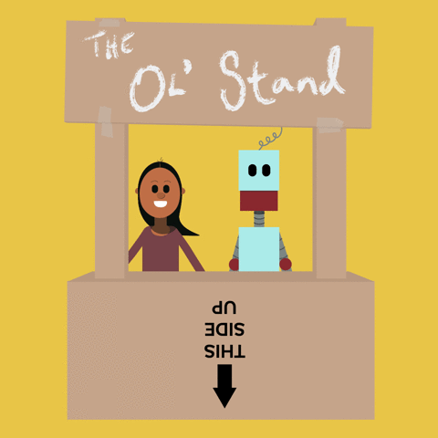 robot gif artist GIF by The Old Stand Studio