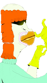 Hungry Animation Sticker by prosarapi