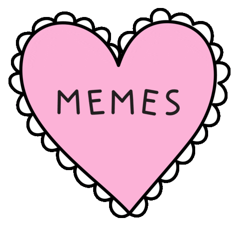 Heart Send Memes Sticker by doña batata