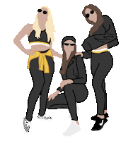 Sister Squad Sticker by Rickey Sisters