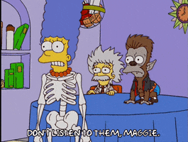 bart simpson halloween GIF