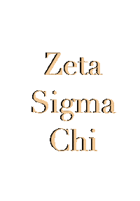 ZetaSigmaChi black peach uni 1991 Sticker