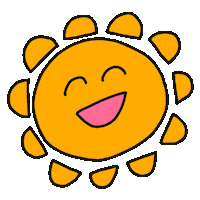 Happy Sun Sticker