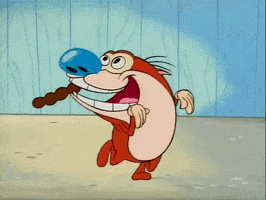 Happy Ren And Stimpy GIF