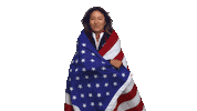 American Flag Usa Sticker by LPGA