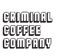 Logo Sticker by Criminal Coffee Company
