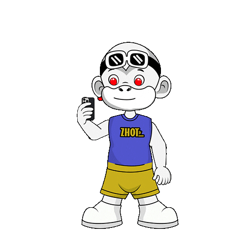 Power Fist Bump Sticker by Zhot Shop