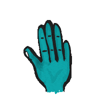 wave hello Sticker by Mary Rose Lytle