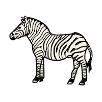 Abc Horse Sticker by La Droguerie